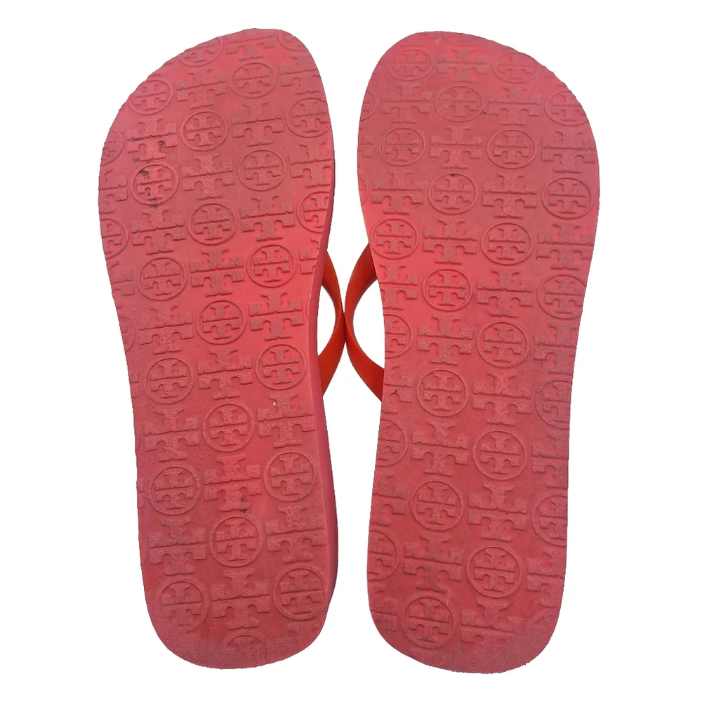 Tory Burch Gingham Platform Flip Flop Sandals - Picture 7 of 8